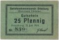 Ортенбург (Ortenburg), 25 пфеннингов 1919 года. Вар. 3