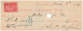 США, German Exchange Bank, чек на 35 долларов 1899 года