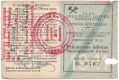 Пригородный билет Литовской ж.д. 1941 года
