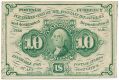 США, 10 центов 1862 года