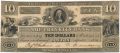 США, The Franklin Bank, 10 долларов 1836 года