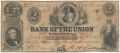 США, Bank Of The Union, 2 доллара 1851 года