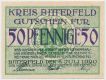 Биттерфельд (Bitterfeld), 50 пфеннингов 1920 года